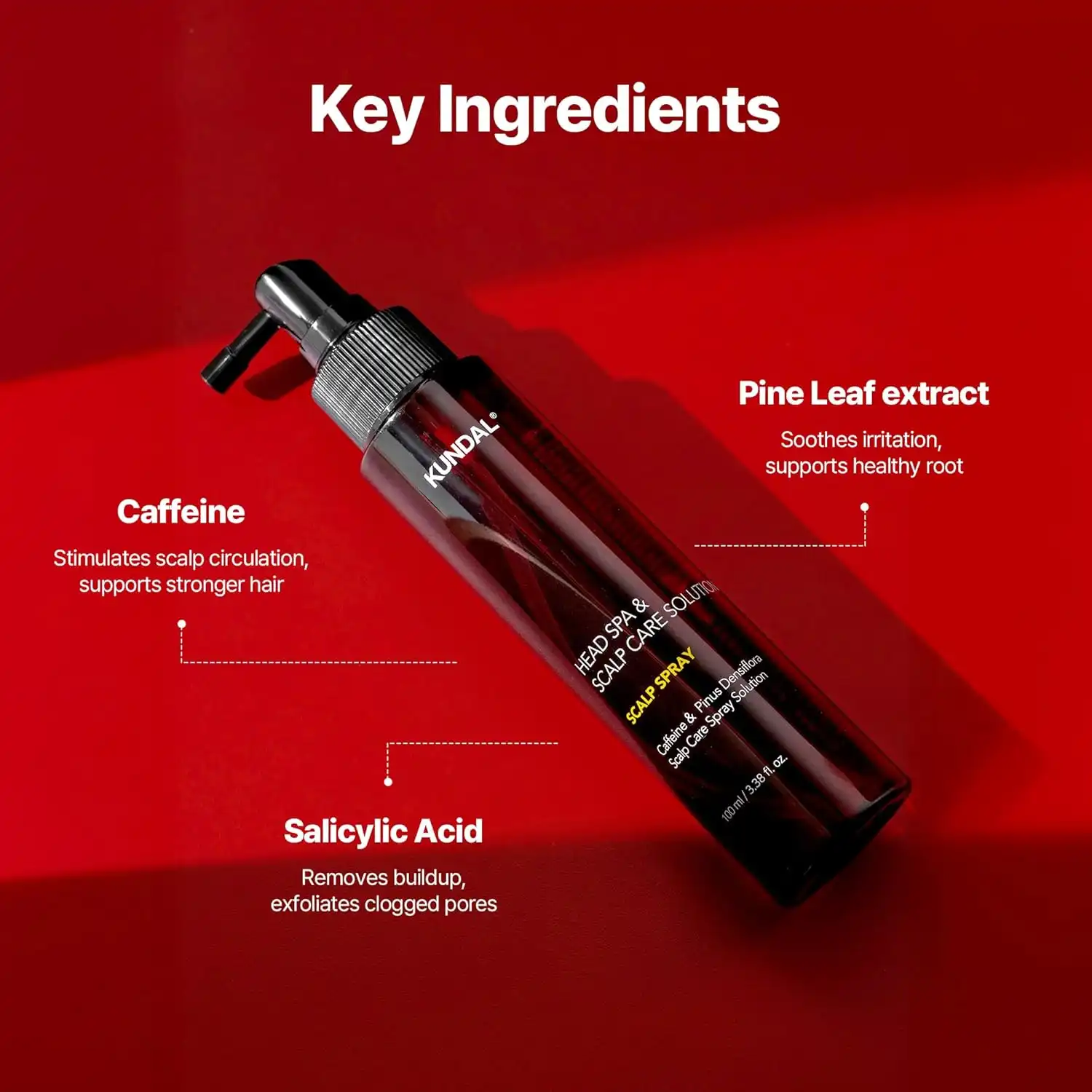 KUNDAL Head Spa & Scalp Care Solution Scalp Spray 100ml - Image 2