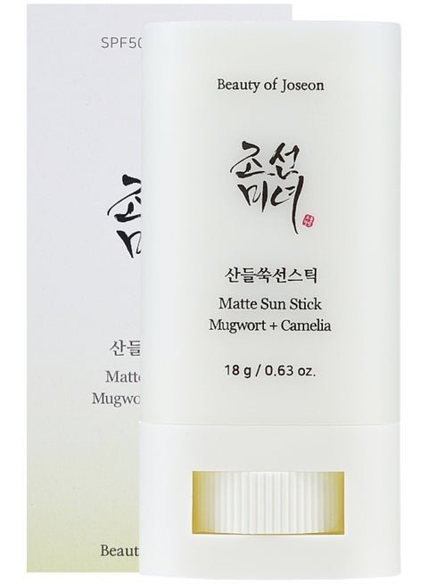 Beauty of Joseon - Matte Sun Stick Mugwort + Camelia SPF 50+ PA++++