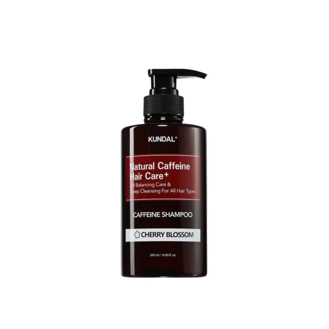 KUNDAL Caffeine Shampoo 500ml - Cherry Blossom
