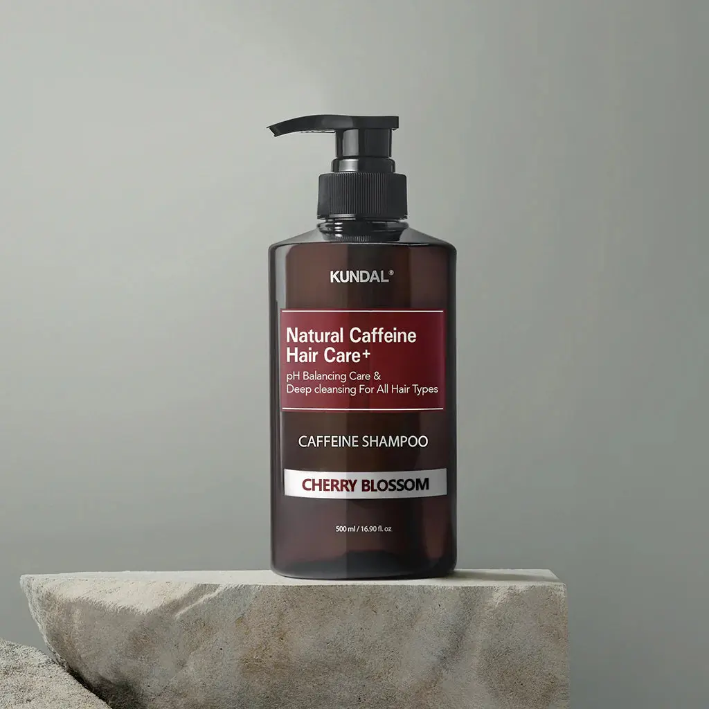 KUNDAL Caffeine Shampoo 500ml - Cherry Blossom - Image 4