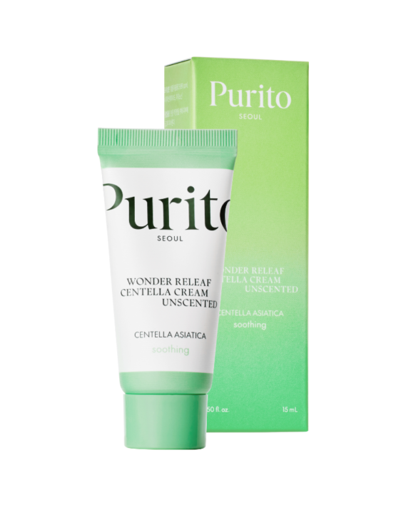 Crème apaisante sans parfum à la Centella Asiatica, niacinamide et céramides. Elle aide à hydrater, calmer les inconforts et renforcer la barrière cutanée.