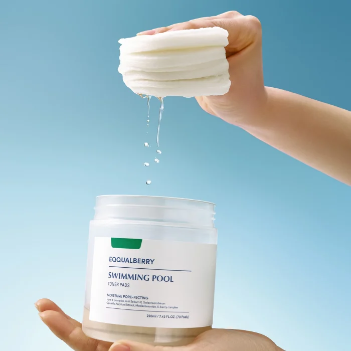 EQQUALBERRY-SWIMMING POOL TONER PADS 220ml - Image 2