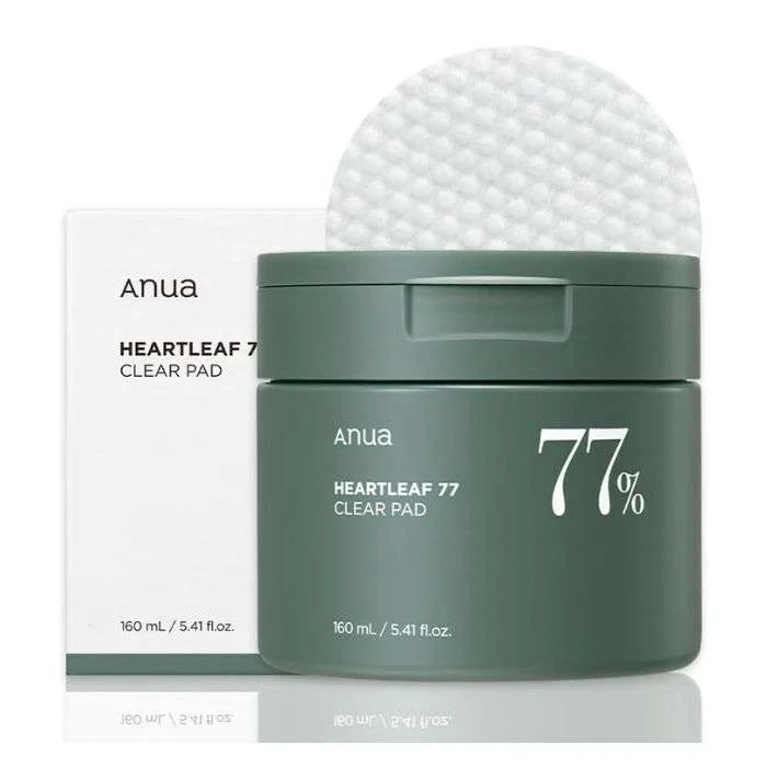 ANUA - Heartleaf 77 Clear Pad - Compresses purifiantes