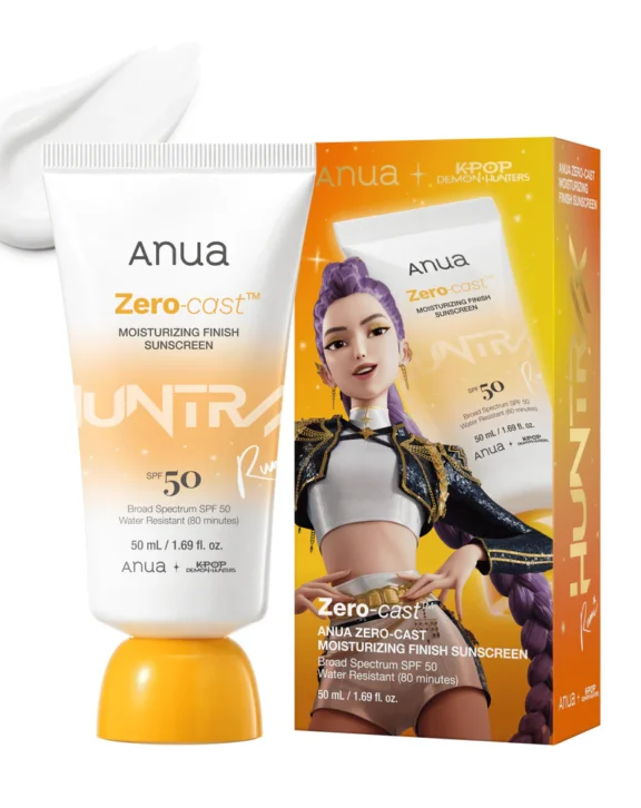 ANUA ZERO-CAST MOISTURIZING FINISH SUNSCREEN 50ml NEW