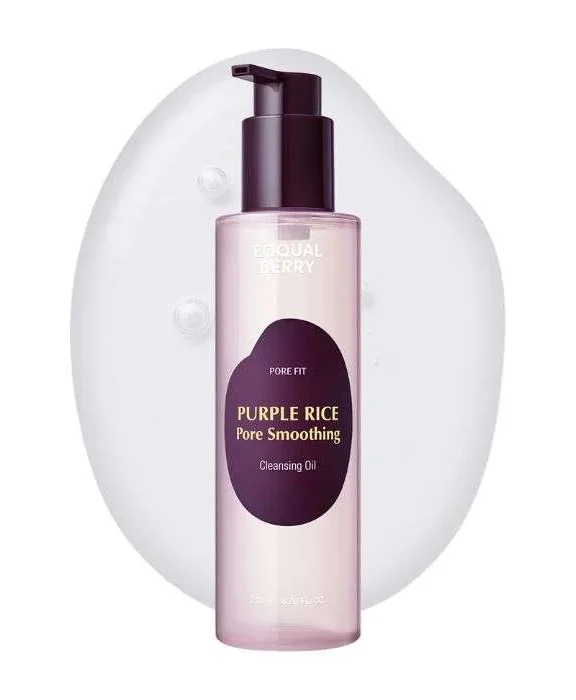 EQQUALBERRY-PURPLE RICE PORE SMOOTHING CLANSING OIL 200ml
