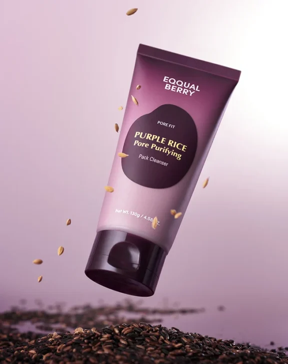EQQUALBERRY - PURPLE RICE PORE PURIFYING PACK CLEANSER 130g