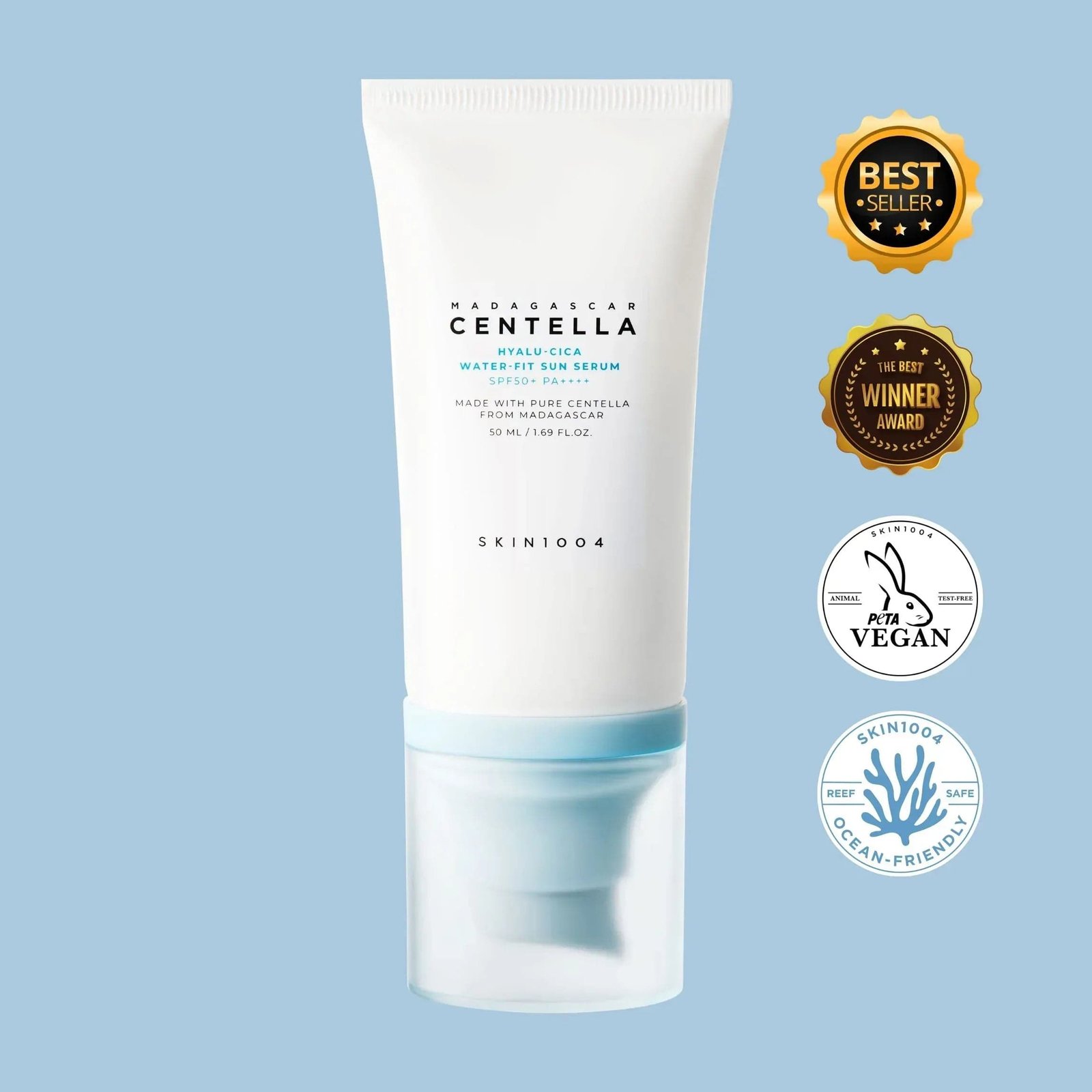 SKIN1004-Madagascar Centella Hyalu-Cica Water-Fit Sun Serum 50ml